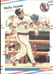 1988 Fleer Baseball Cards      493     Wally Joyner